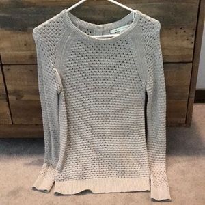 Button down back sweater
